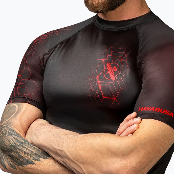 Ανδρικό Rashguard Hayabusa Geo Rashguard Shortsleeve red 3