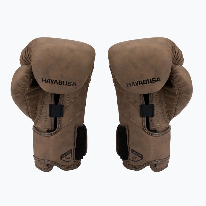 Hayabusa T3 LX Vintage καφέ γάντια πυγμαχίας T3LX14G 2
