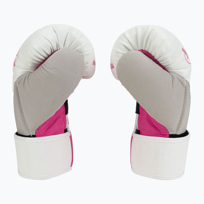 Γάντια πυγμαχίας Hayabusa T3 λευκά και ροζ T314G 4