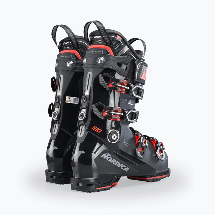Ανδρικές μπότες σκι Nordica Speedmachine 3 130 GW μαύρο/ανθρακί/κόκκινο 12
