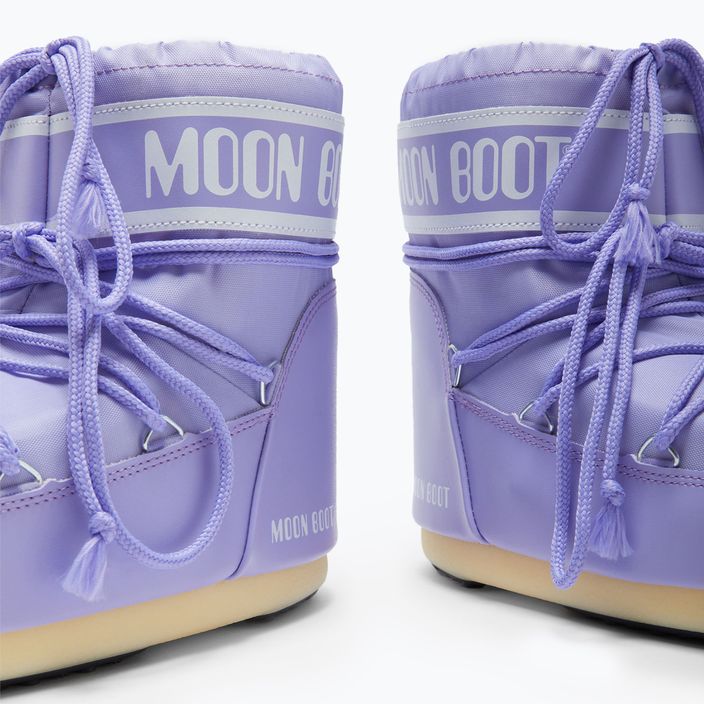 Γυναικείες μπότες χιονιού Moon Boot Icon Low Nylon λιλά μπότες χιονιού 10