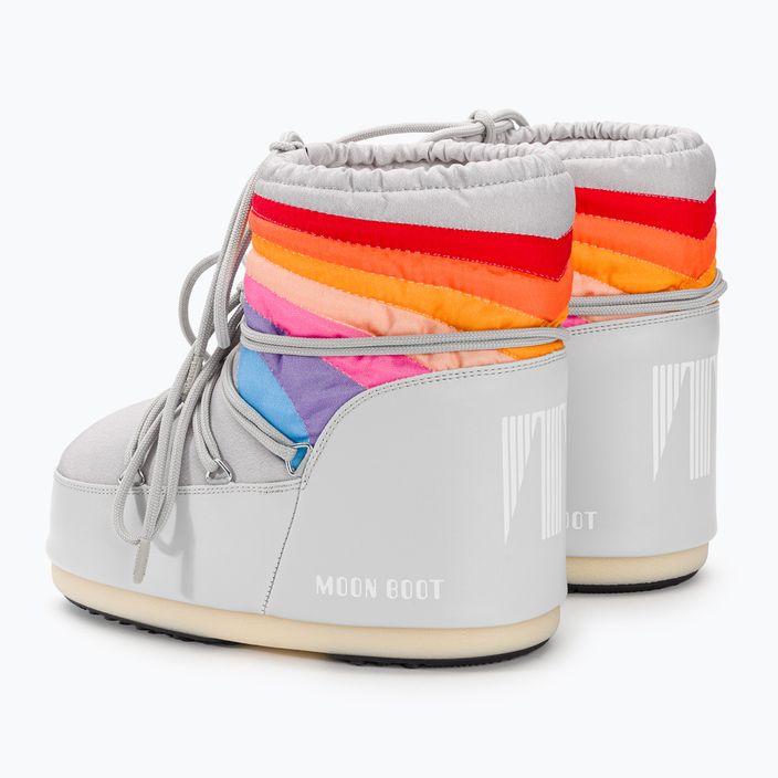 Γυναικεία Moon Boot Icon Low Rainbow γκρι παγετώνας μπότες χιονιού 3
