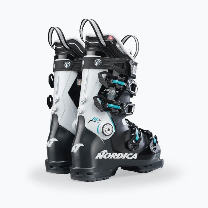Γυναικείες μπότες σκι Nordica Pro Machine 85 W GW μαύρο/λευκό/πράσινο 12