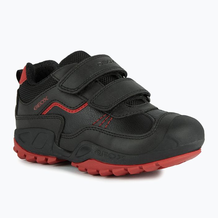 Geox New Savage junior παπούτσια μαύρο/κόκκινο 7