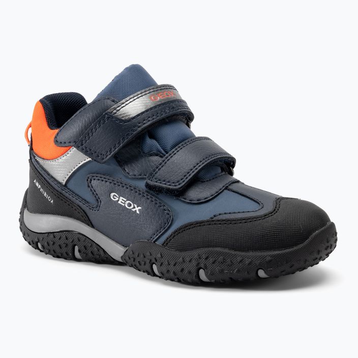 Geox Baltic Abx junior παπούτσια ναυτικό/μπλε/πορτοκαλί
