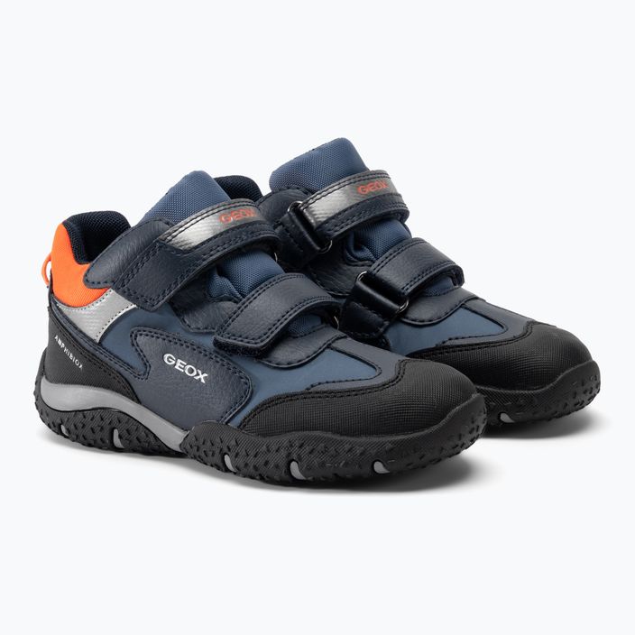 Geox Baltic Abx junior παπούτσια ναυτικό/μπλε/πορτοκαλί 4