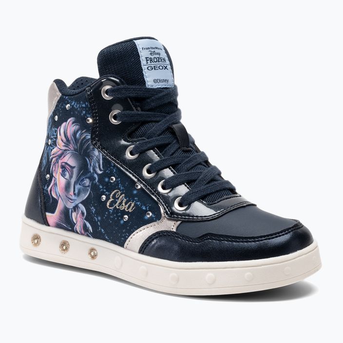 Geox Skylin dark navy/platinum junior παπούτσια