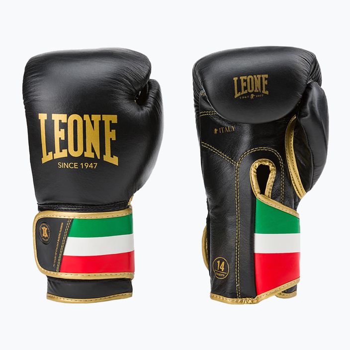 Γάντια πυγμαχίας LEONE 1947 Ιταλία '47 μαύρα GN039 3