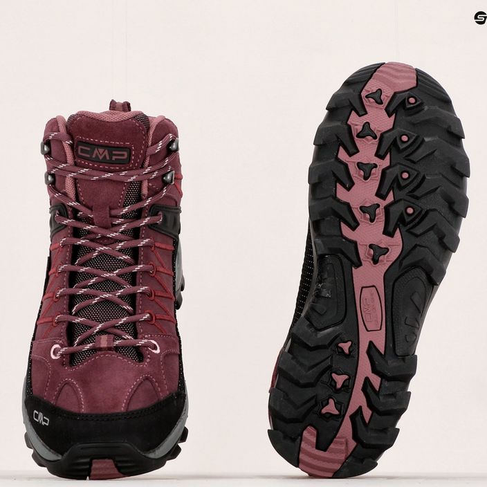 CMP γυναικείες μπότες πεζοπορίας Rigel Mid Wp maroon 3Q12946/H910 15