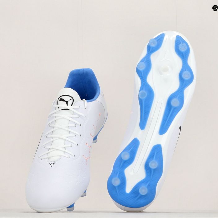 PUMA King Pro FG/AG ανδρικά ποδοσφαιρικά παπούτσια λευκό 107099 01 12