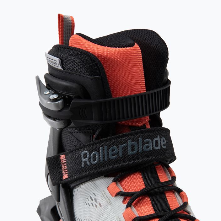 Γυναικεία πατίνια Rollerblade Macroblade 80 γκρι-πορτοκαλί 07100700 R50 roller skates 5