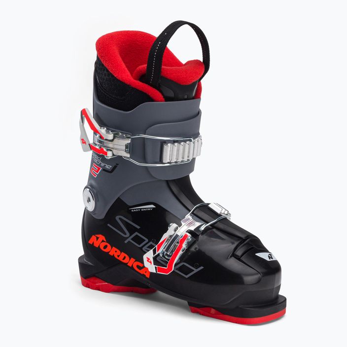 Nordica Speedmachine J2 παιδικές μπότες σκι μαύρο/γκρι 050862007T1