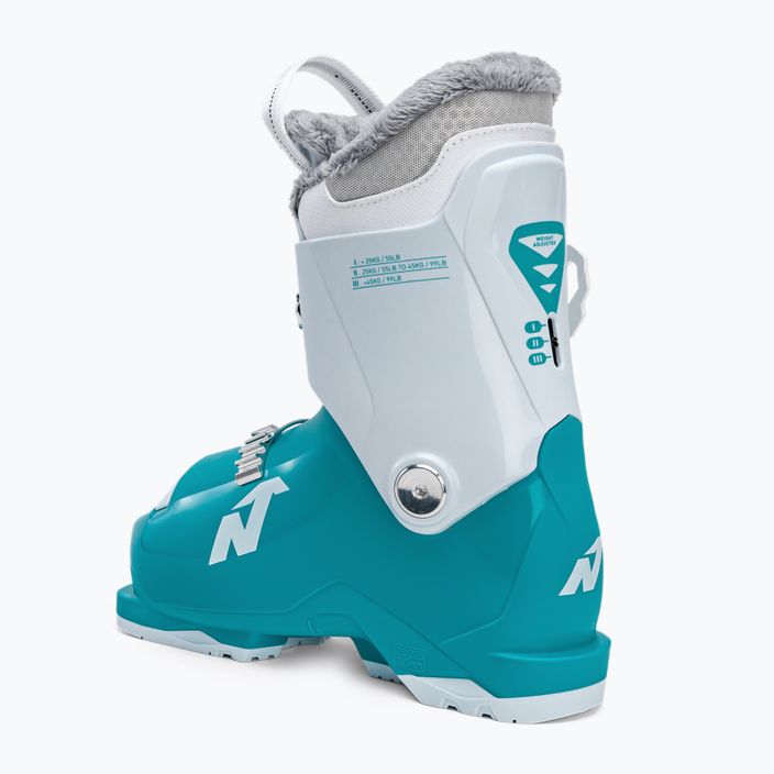 Nordica Speedmachine J2 παιδικές μπότες σκι μπλε και λευκό 2