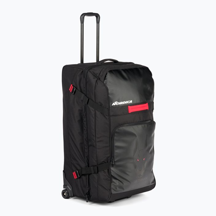 Nordica Race XL Duffle Roller Doberman ταξιδιωτική τσάντα μαύρο και κόκκινο 0N304301741 2