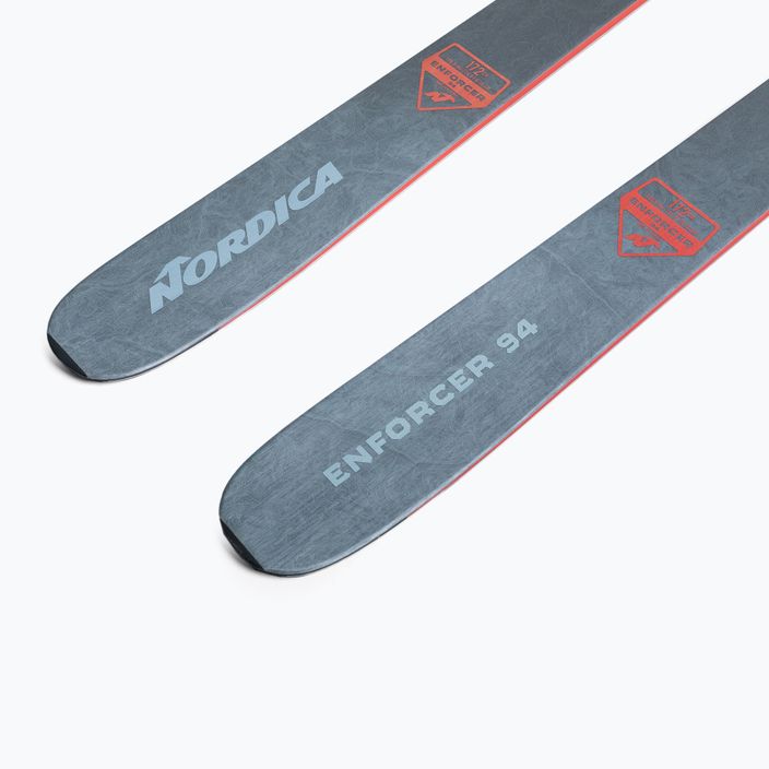 Nordica ENFORCER 94 Πλατιά γκρι-κόκκινα σκι κατάβασης 0A230800001 6