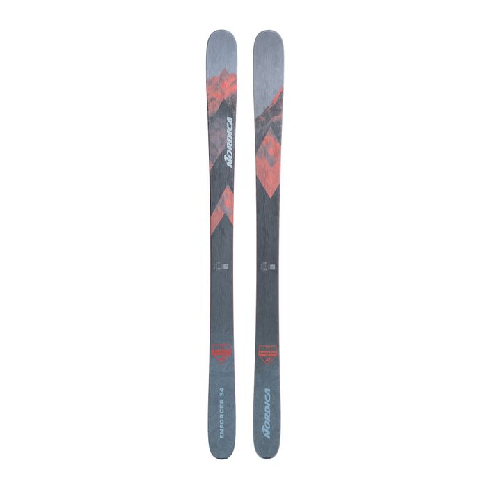 Nordica ENFORCER 94 Πλατιά γκρι-κόκκινα σκι κατάβασης 0A230800001 10