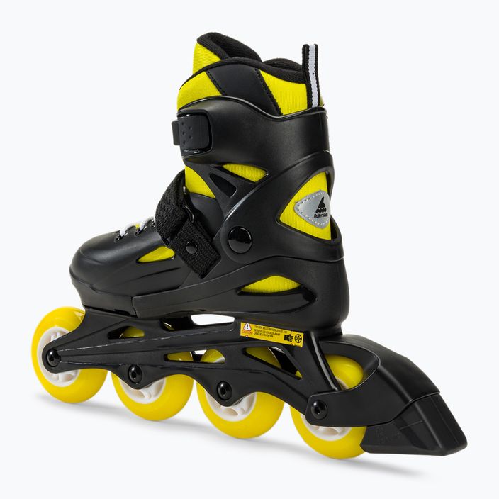 Rollerblade Fury παιδικά πατίνια μαύρα/κίτρινα 3