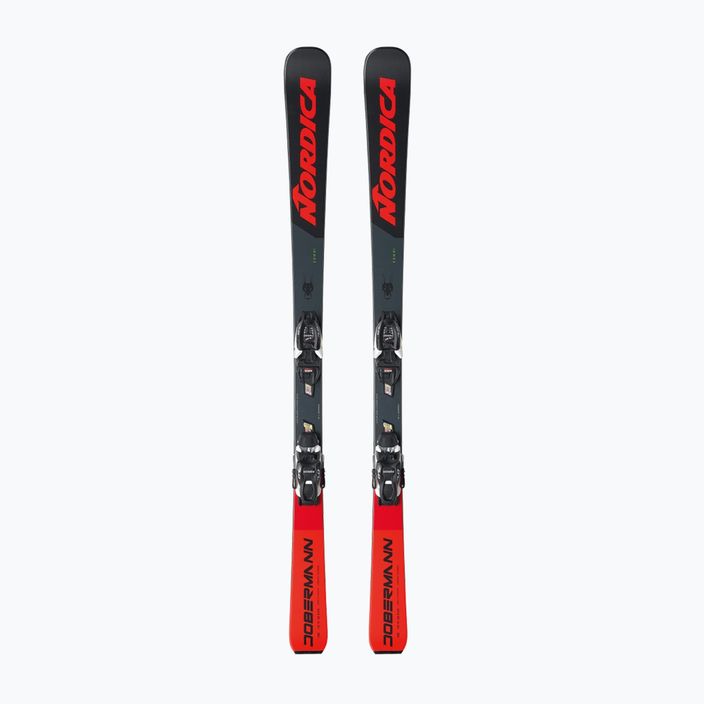 Παιδικά σκι Nordica Doberman Combi Pro S + J7.0 FDT μαύρο/κόκκινο 6