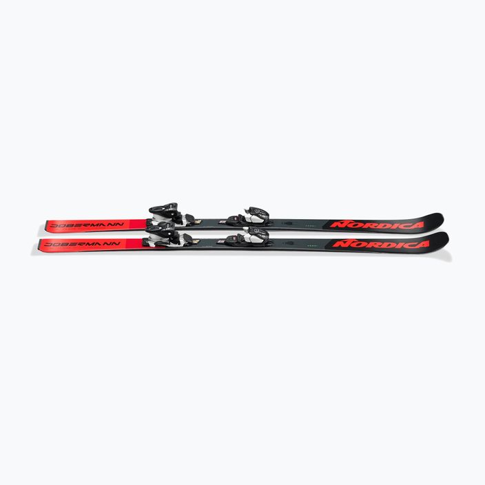 Παιδικά σκι Nordica Doberman Combi Pro S + J7.0 FDT μαύρο/κόκκινο 9