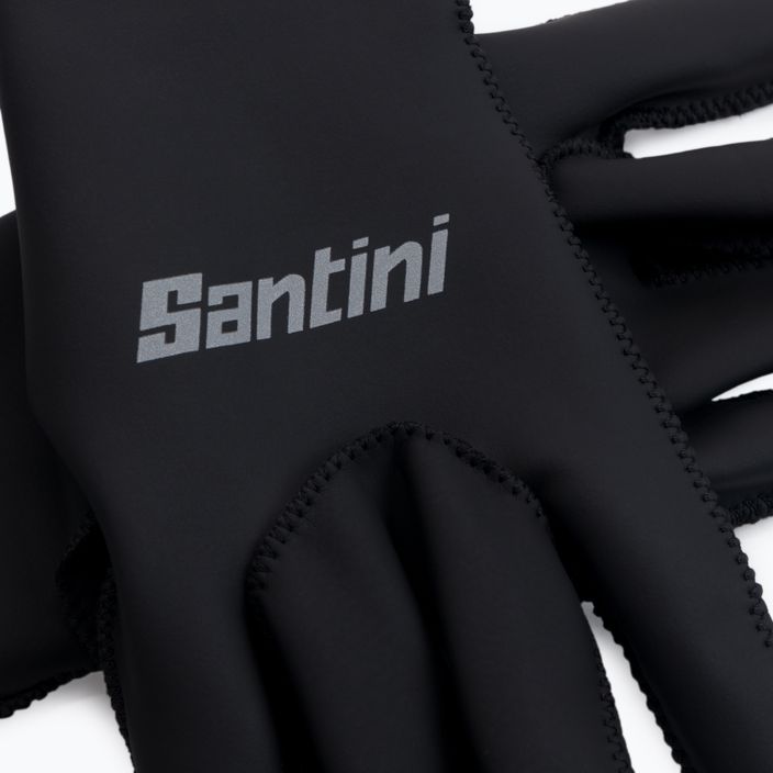 Santini Vega Xtreme γάντια ποδηλασίας μαύρα 1W593WINVEGAXNE 4