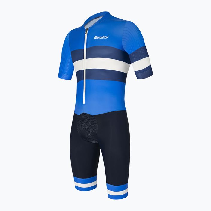 Ανδρική ποδηλατική στολή Santini Viper Bengal μπλε 2S851YC3VIPERBENGNTS 3