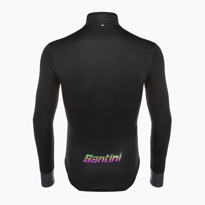 Santini Guard Nimbus ανδρικό μπουφάν ποδηλασίας μαύρο 2W52275GUARDNIMBNES 2