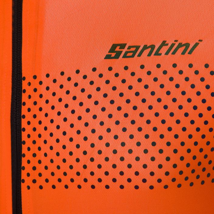 Santini Guard Nimbus ανδρικό μπουφάν ποδηλασίας πορτοκαλί 2W52275GUARDNIMB 3