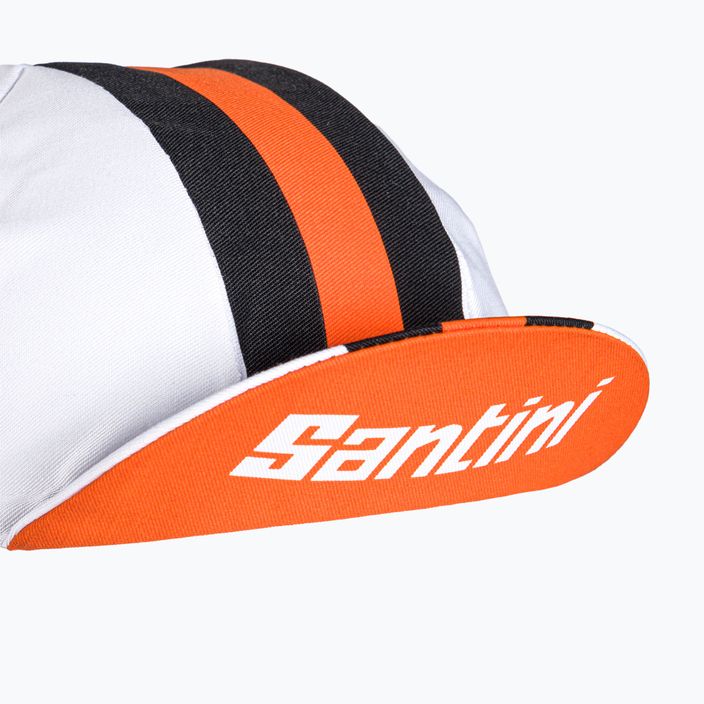 Santini Bengal ποδηλατικό καπέλο λευκό 2S460COTBENGBIUNI 6