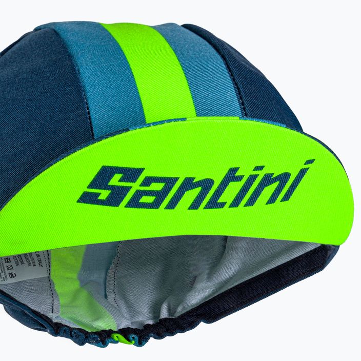 Santini Bengal ποδηλατικό καπέλο πράσινο 2S460COTBENGVFUNI 6