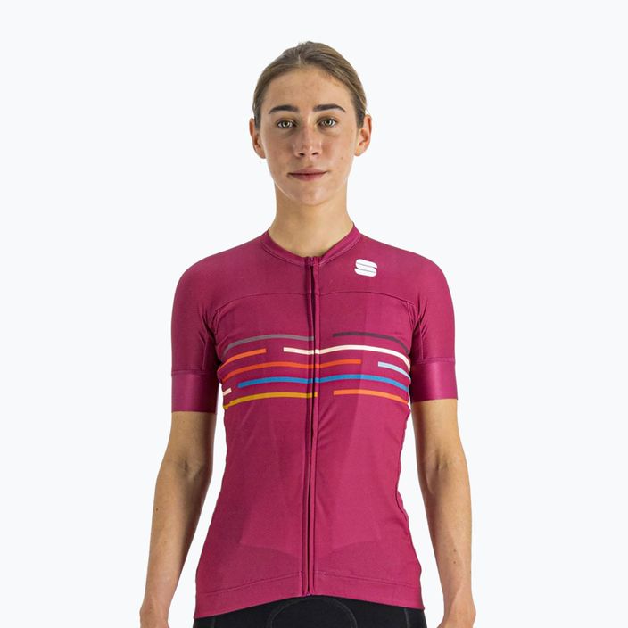 Sportful Vélodrome γυναικεία ποδηλατική φανέλα ροζ 1121032.543