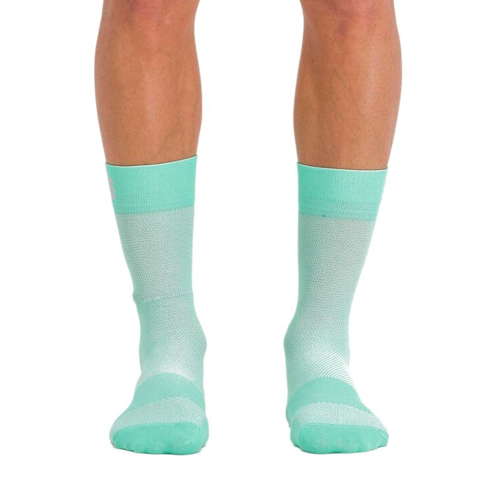 Sportful Matchy πράσινες γυναικείες κάλτσες ποδηλασίας 1121053.307 2