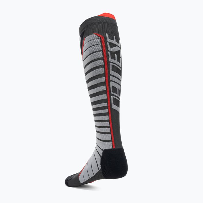 Dainese Thermo Long κάλτσες σκι μαύρο/κόκκινο 2