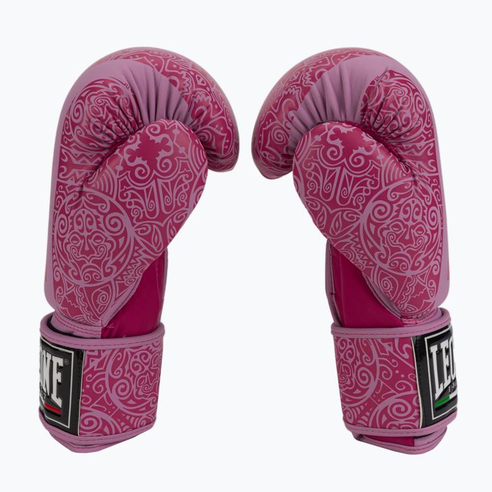 Γάντια πυγμαχίας LEONE 1947 Μαορί ροζ GN070 4