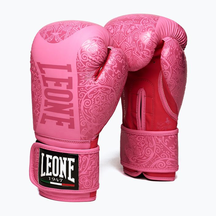 Γάντια πυγμαχίας LEONE 1947 Μαορί ροζ GN070 7