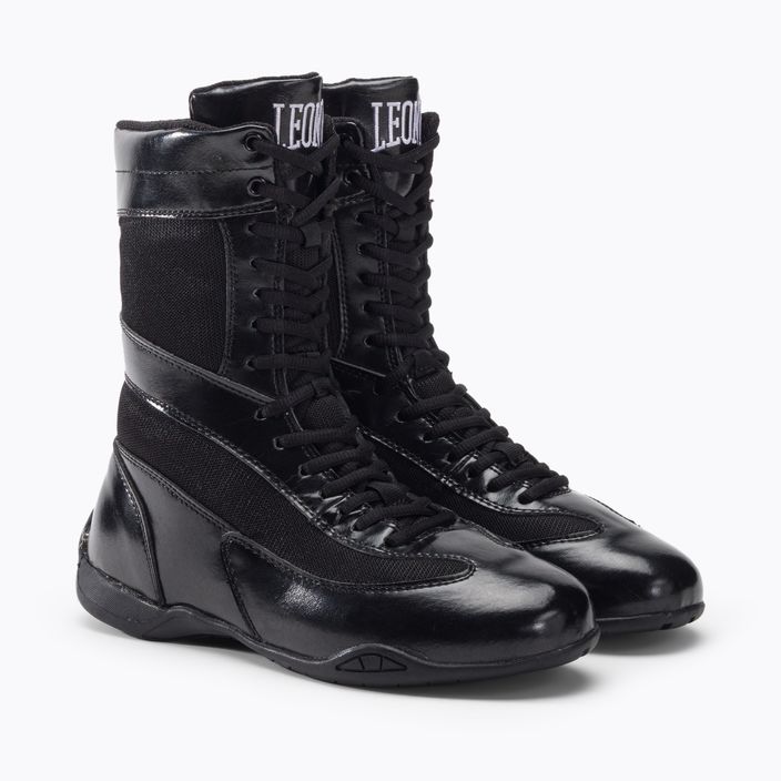 LEONE 1947 Legend Παπούτσια πυγμαχίας μαύρα CL101/01 5
