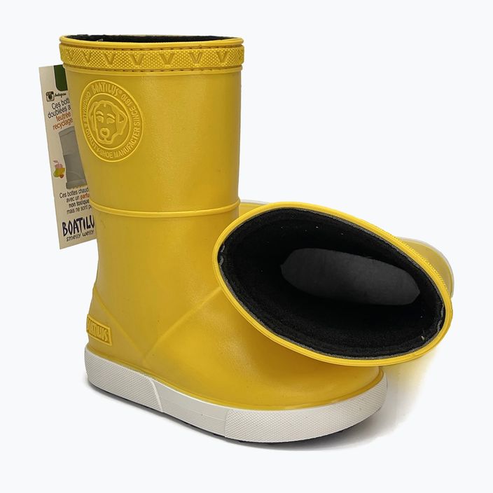 BOATILUS junior wellingtons Penguy Worm Lining κίτρινο 12