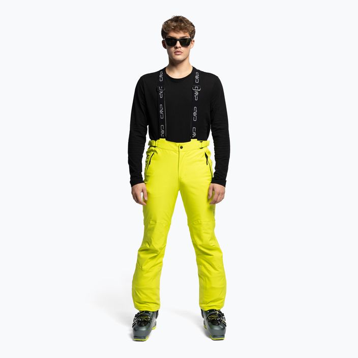 CMP ανδρικό παντελόνι σκι κίτρινο 3W17397N/E359