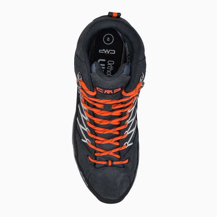 Ανδρικές μπότες πεζοπορίας CMP Rigel Mid γκρι-πορτοκαλί 3Q12947 6