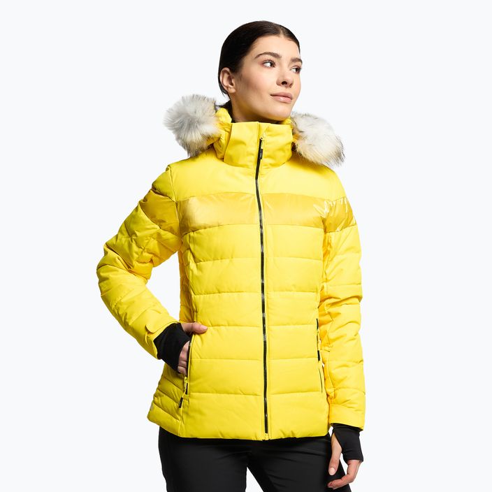 Γυναικείο μπουφάν σκι CMP κίτρινο 30W0686/R411