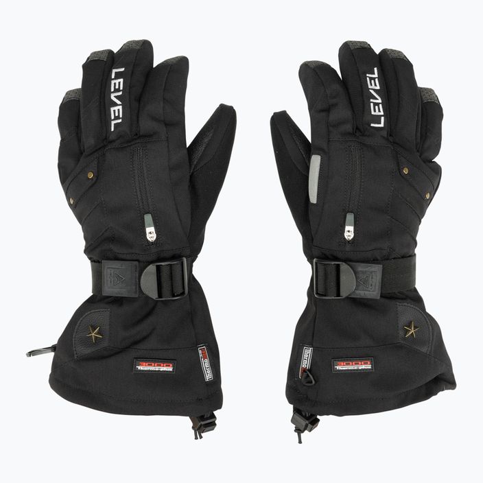 Ανδρικά γάντια σκι Level Star μαύρο 3