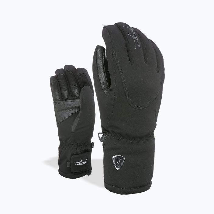 Γυναικεία γάντια σκι Level Alpine 2022 μαύρο 3344WG 6