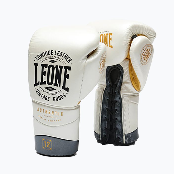 Γάντια πυγμαχίας LEONE 1947 Authentic 2 λευκά 7