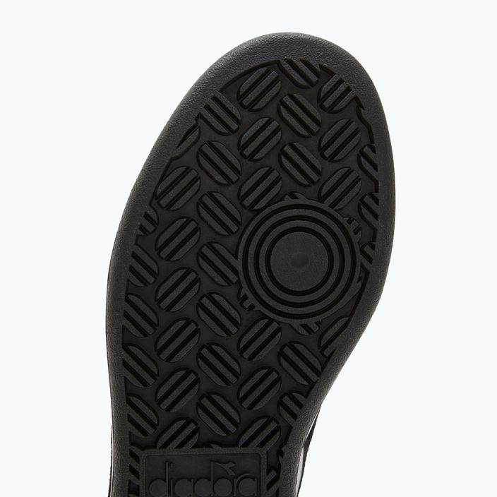 Diadora Magic Basket Low Icona Leather μαύρα/λευκά παπούτσια 14