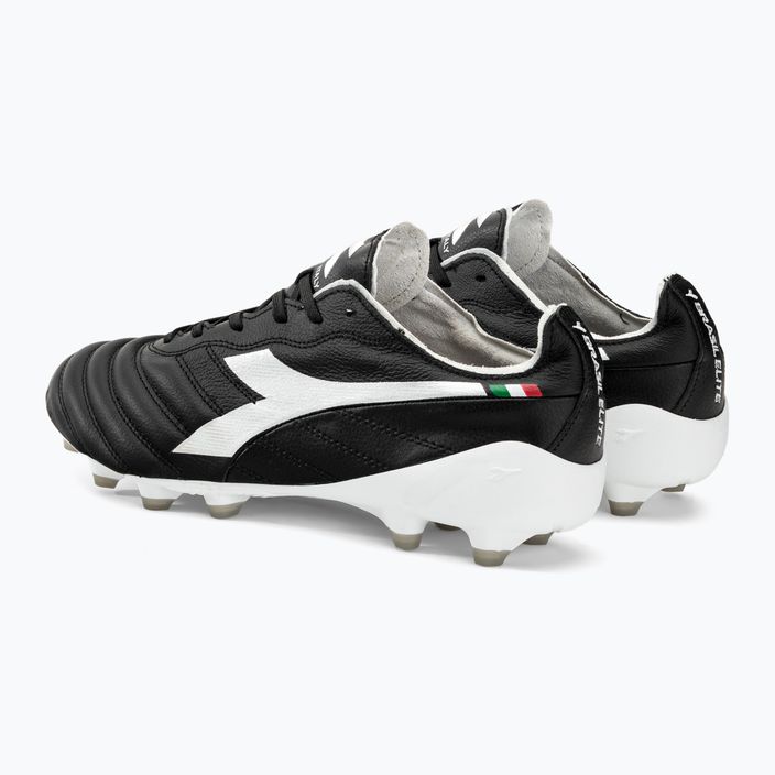 Ανδρικά ποδοσφαιρικά παπούτσια Diadora Brasil Elite2 Tech ITA LPX μαύρο και άσπρο DD-101.178799-C0641-40.5 3