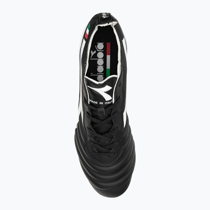 Ανδρικά ποδοσφαιρικά παπούτσια Diadora Brasil Elite2 Tech ITA LPX μαύρο και άσπρο DD-101.178799-C0641-40.5 6
