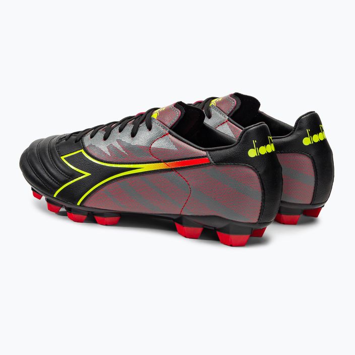 Ανδρικά ποδοσφαιρικά παπούτσια Diadora Brasil Elite Veloce R LPU μαύρο και κόκκινο DD-101.179181-D0136-39 3