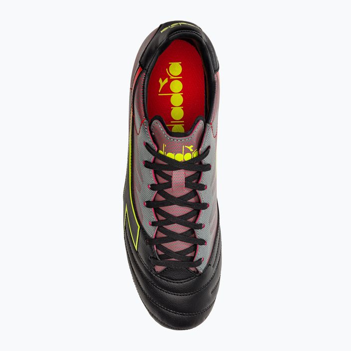 Ανδρικά ποδοσφαιρικά παπούτσια Diadora Brasil Elite Veloce R LPU μαύρο και κόκκινο DD-101.179181-D0136-39 6