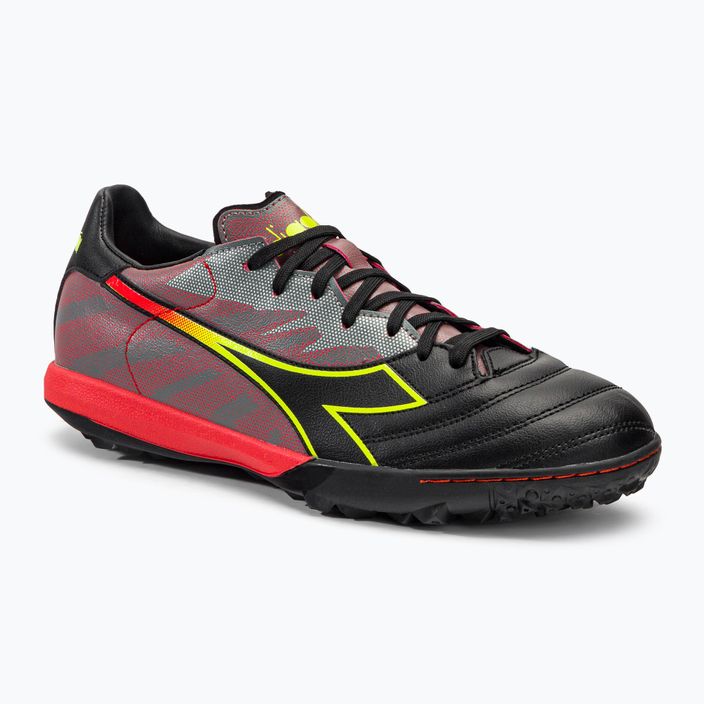 Ανδρικά ποδοσφαιρικά παπούτσια Diadora Brasil Elite Veloce R TFR μαύρο και κόκκινο DD-101.179182-D0136-40