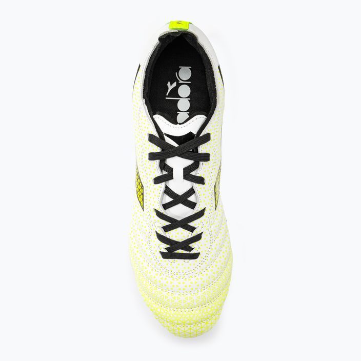 Ανδρικά ποδοσφαιρικά παπούτσια Diadora Brasil Elite GR LT LP12 λευκό/μαύρο/κίτρινο ποδοσφαίρου 6