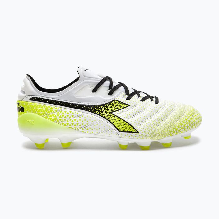 Ανδρικά ποδοσφαιρικά παπούτσια Diadora Brasil Elite Tech GR LPX λευκό/μαύρο/κίτρινο φλούο 11